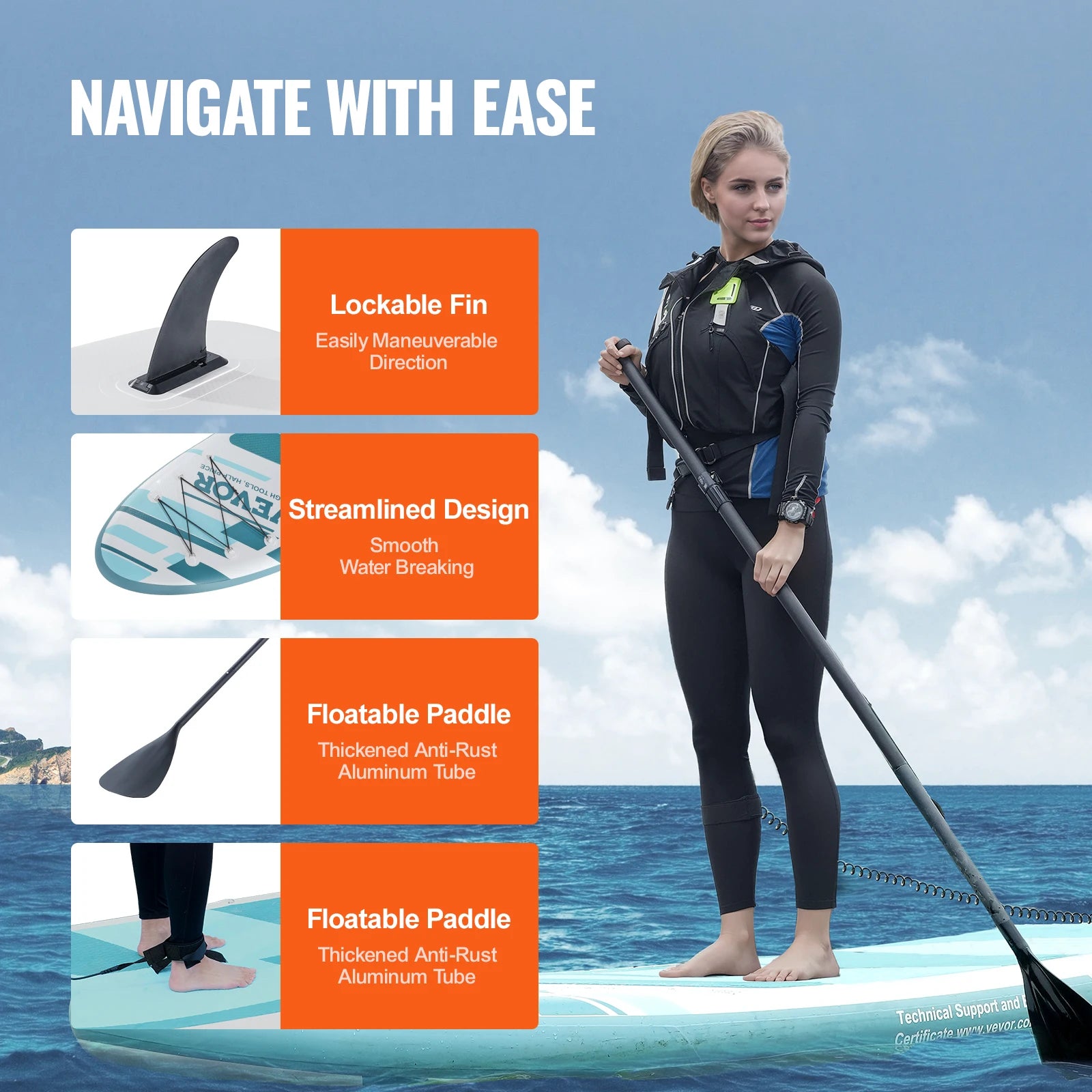 VEVOR Inflatable Stand Up Paddle Board