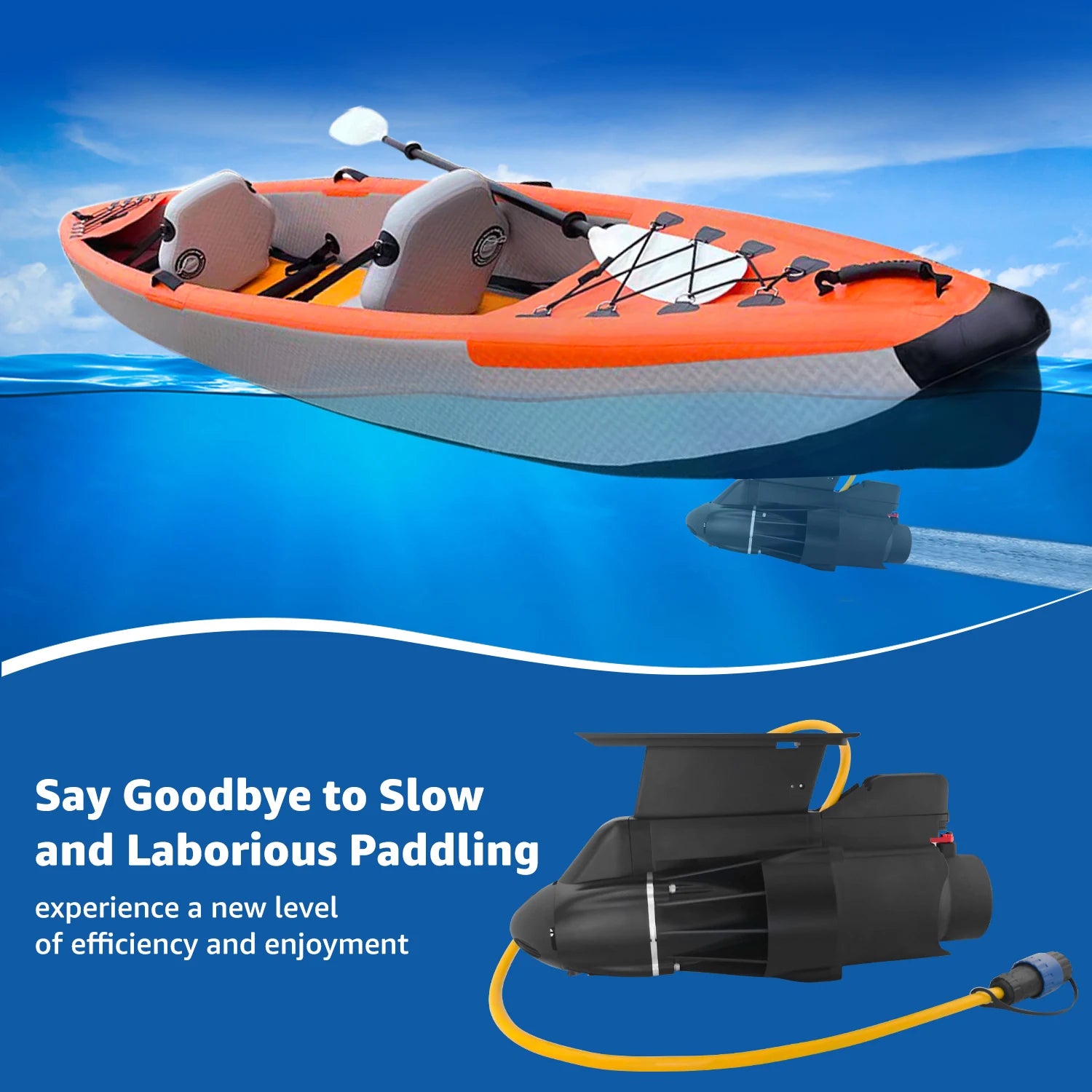 Teleoperated  steering system power  fin electric motor inflatable boat propeller sup  paddle board inflatable Fishing kayak