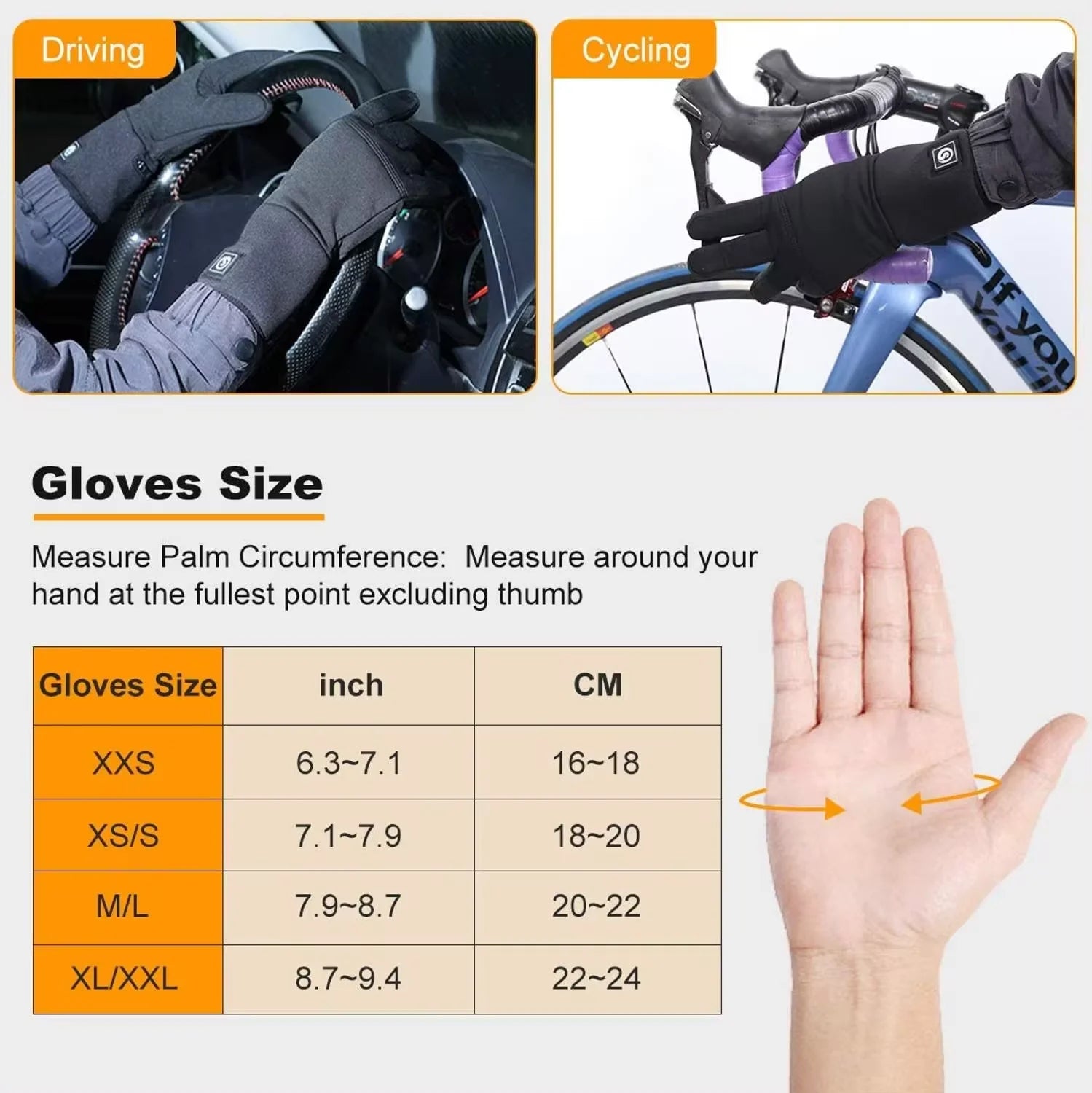 Savior Heat Electric Heated Glove Liners