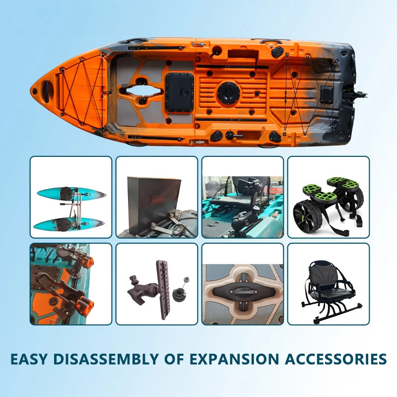 Modular Kayak Electric/Pedal-Driven Inflatable Kayak Portable