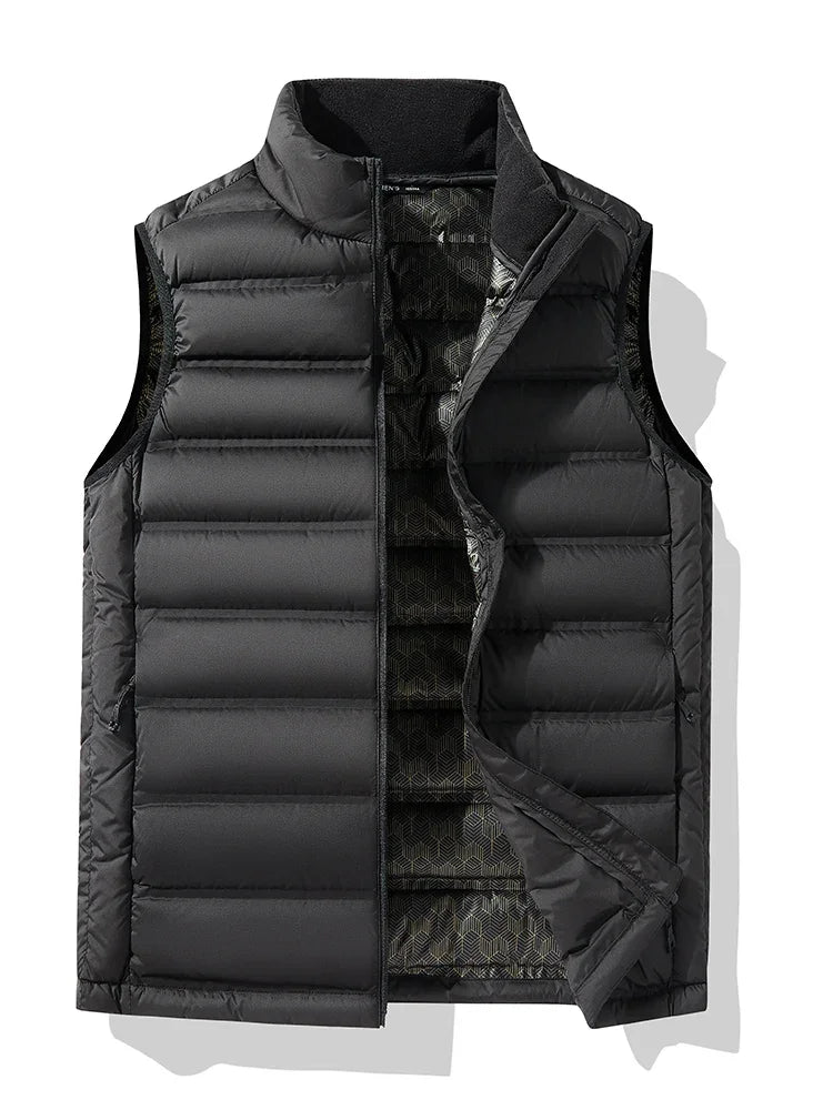 90%White Duck Down Winter Couple Vest Sleeveless