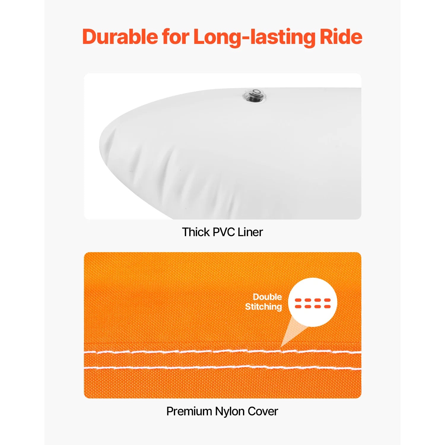 SucceBuy Towable Tubes for Boating 2Person Inflatable Boat