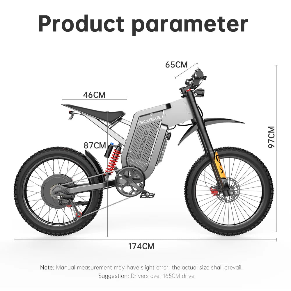 EKX X21 Max Electric Motorcycles 3000W Brushless Gearless Motors Speed 85Kmh
