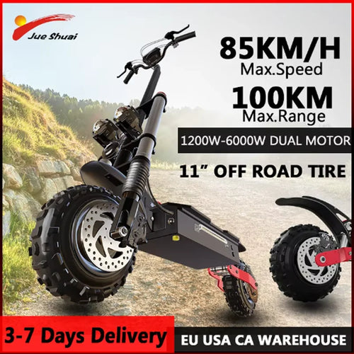 100KM Long Range Electric Scooter 48V-72V Lithium Battery Foldable Scooter