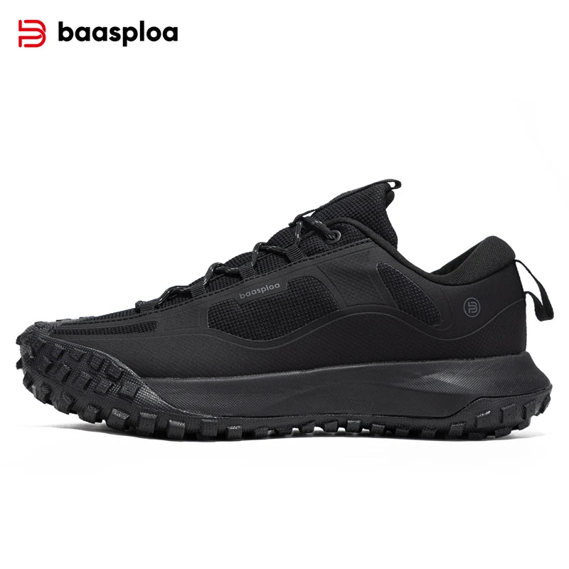 Baasploa New Men Hiking Shoes Anti Splash