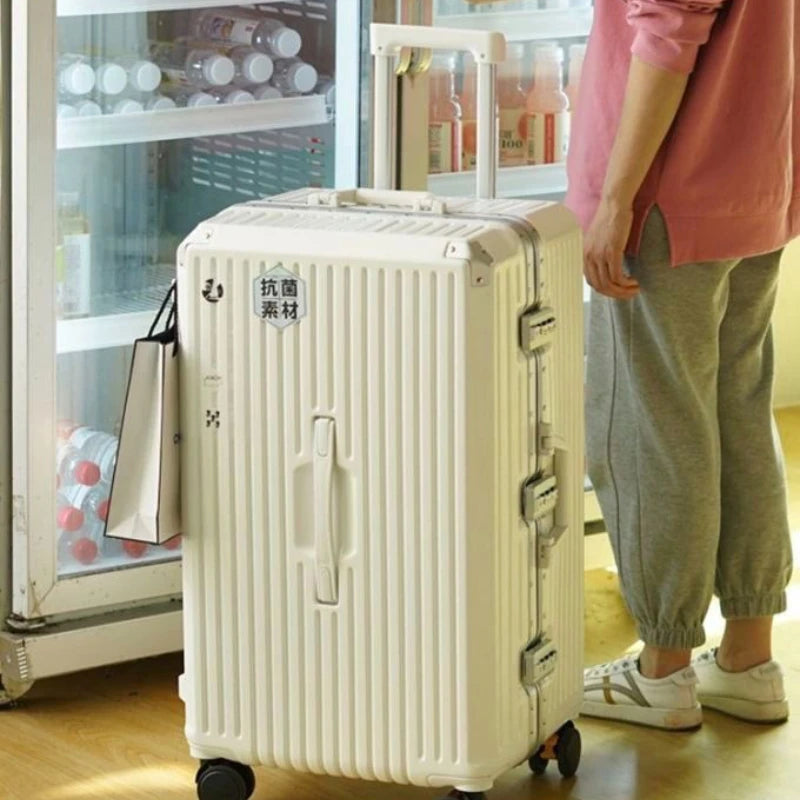 Aluminum Frame Five-Wheel Unisex Luggage