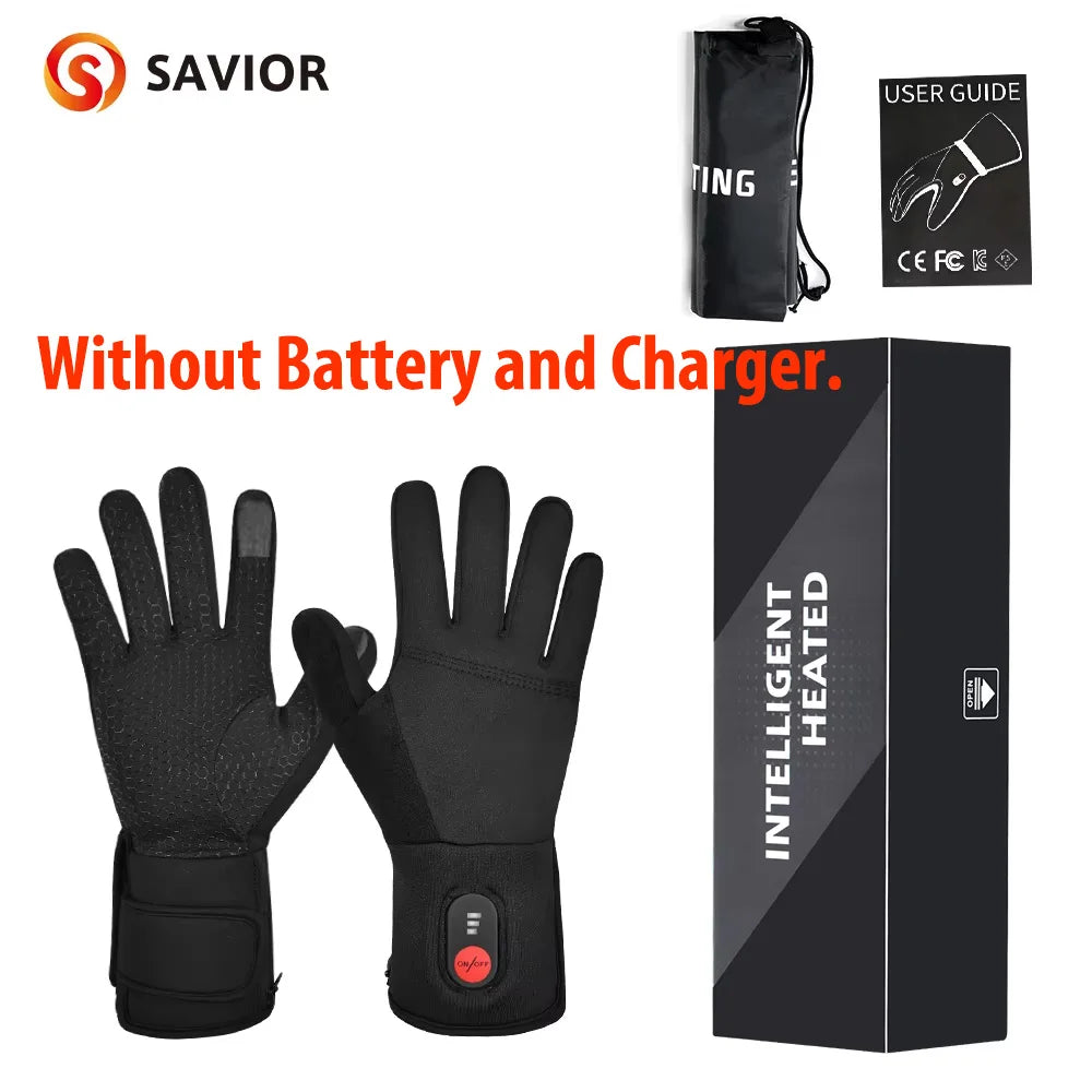 Savior Heated Gloves Electric Skiing