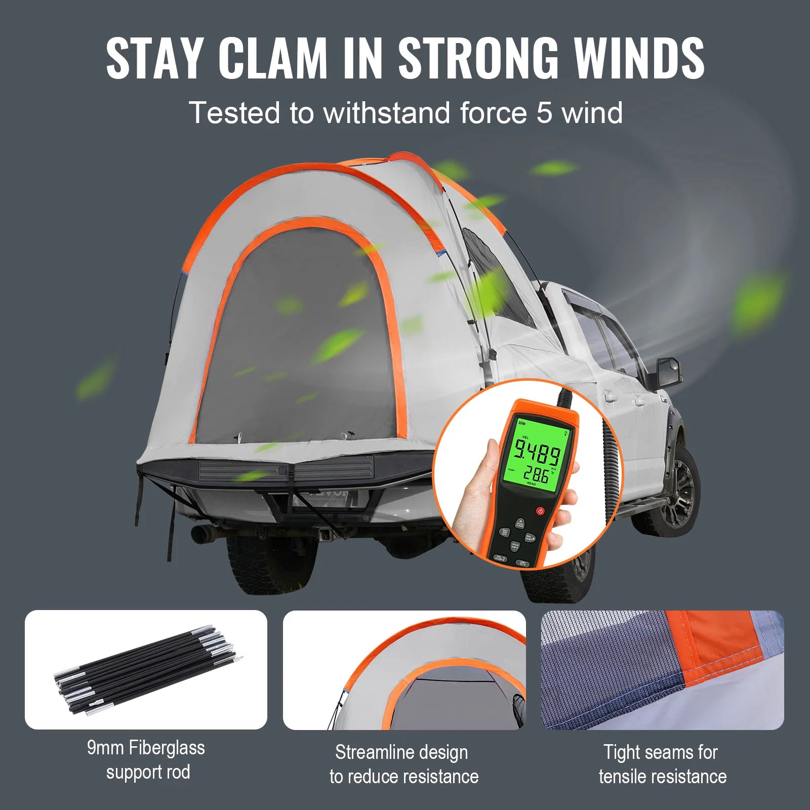 SucceBuy Truck Bed Tent Pickup Truck Tent