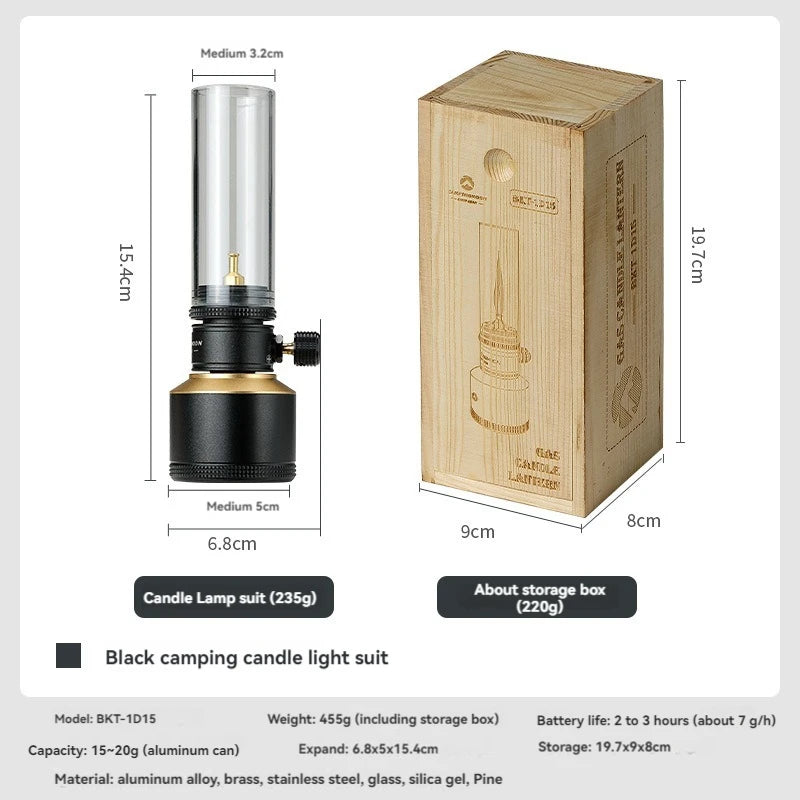 CAMPINGMOON Atmosphere Candle Light Set