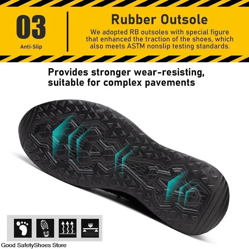 Steel Toe Work Shoes Security Protective Shoes