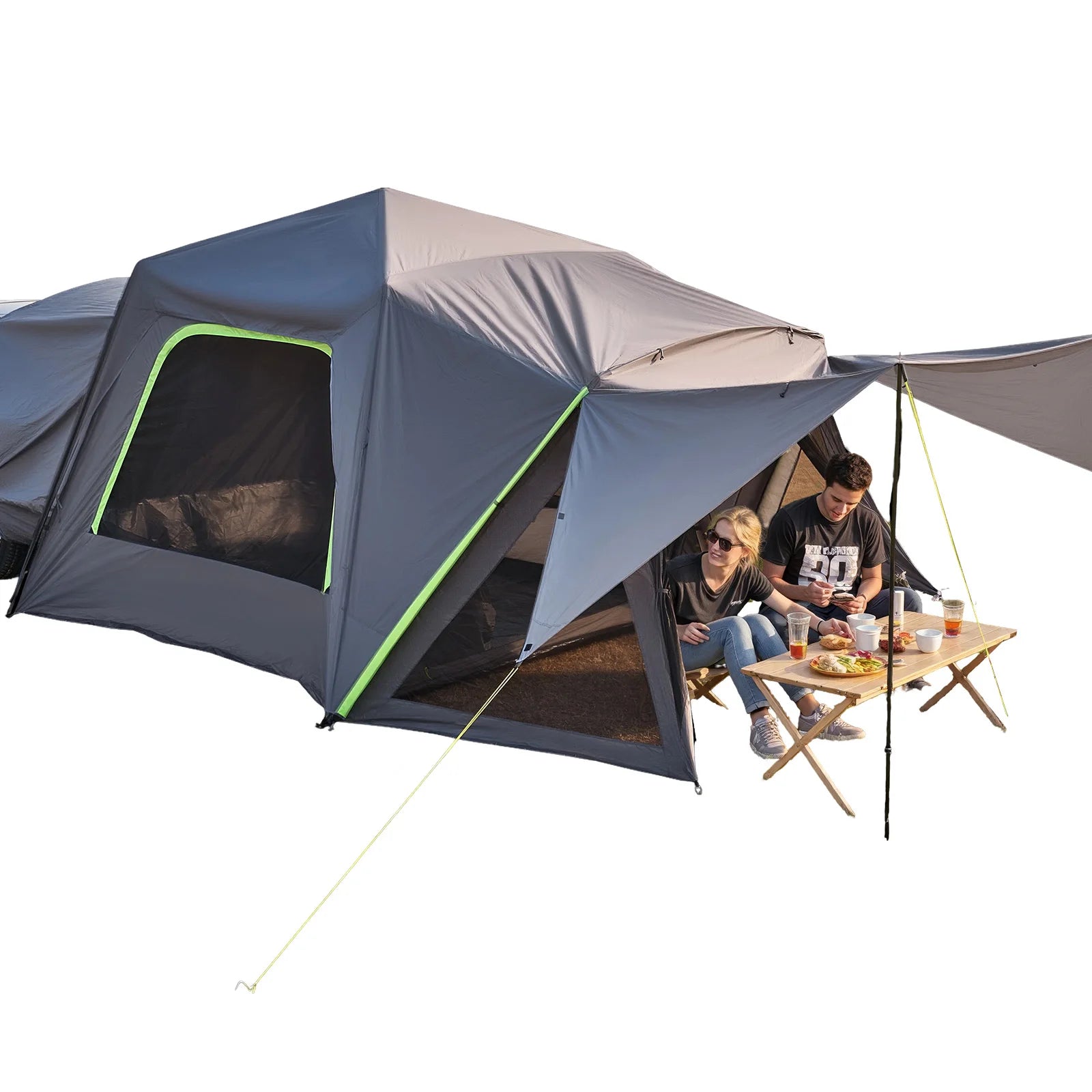 SucceBuy SUV Tent for Camping Waterproof PU2000mm