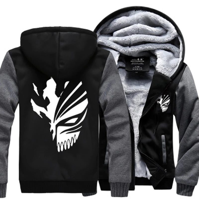 Anime Bleach Men Sweatshirts n fleece Kurosaki Ichigo hoodies