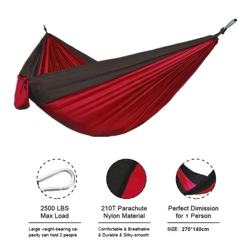 Single Person  Outdoor Camping Hammock