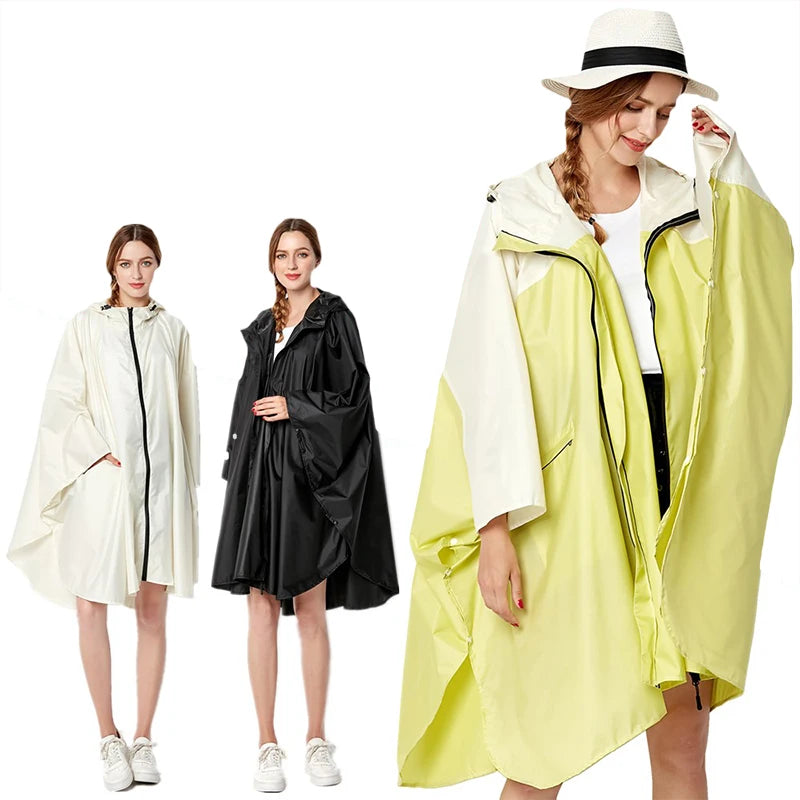 Women's Raincoat Lightweight Rain Poncho